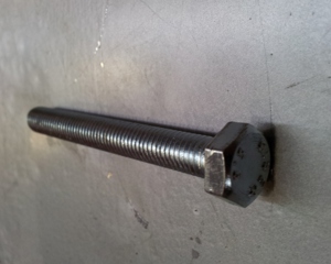 Hexagon head screw M8x70 DIN 933 5.8 galv